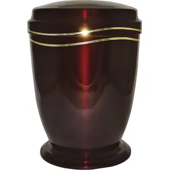 Smuteční dekorace Obal hliníkový, hluboká červená