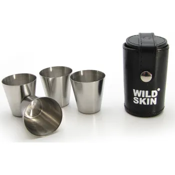 Sklenice Kožený obal na nerezové pohárky Počet pohárků k obalu: 6