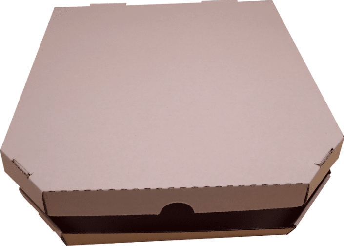 Pizza krabice hnědá 350x350x40 mm