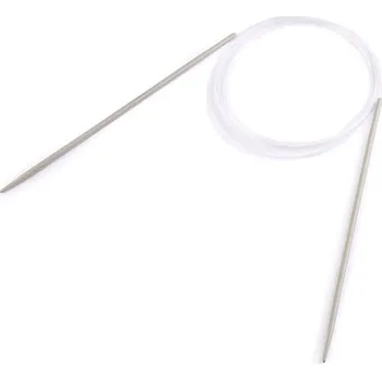 Kruhové jehlice č. 2,5; 3; 3,5; 4, barva 3,5 mm stříbrná