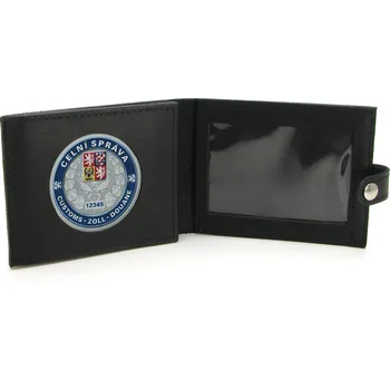 Obal na doklad Kožená dokladovka Celní správa ČR - kulatý odznak