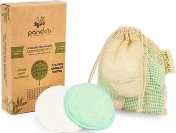 Kosmetický tampón Pandoo Bambusové pratelné odličovací tamponky 10 ks