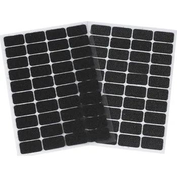 Suchý zip samolepicí obdélníčky 15x25 mm, barva 2 černá