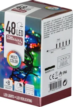 Vánoční osvětlení Koopman International SR-AX8415410 řetěz 48 LED multicolor