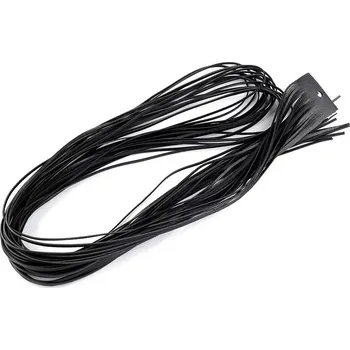 Kožený řemínek šíře 2 mm, 120 cm, barva 2 (1) černá