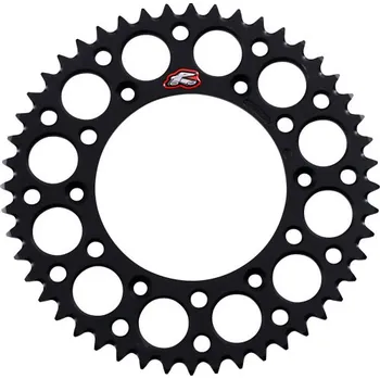 Řetězová sada pro motocykl Rozeta Renthal pro KTM 125-530 hliníková 48 zubů černá (Duralová rozeta nejvyšší kvality)