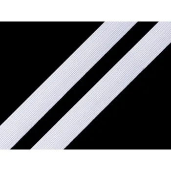 Pruženka šíře 10 mm galonová BREX, barva Bílá