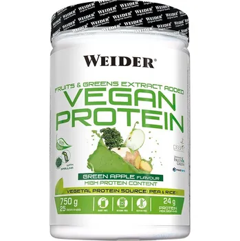 Weider Vegan Protein 750 g, zelené jablko