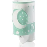 Dalber 63235LH MOONLIGHT green - Dětská lampička do zásuvky v zelené barvě (Lampička do zásuvky pro děti )