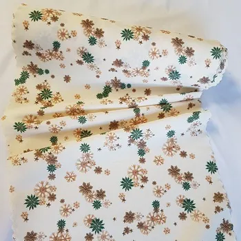 Vánoční dekorace Vánoční běhoun slaměné ozdoby zel. cena za 1 metr Český výrobce