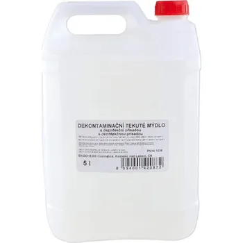 Mýdlo tekuté, dodávané v kanystru, obsah 5 kg, dezinfekční