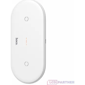 hoco. Bezdrátová nabíječka CW23 2 v 1 bílá