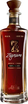 Tequila Zignum Anejo Mezcal 38 % 0,7 l