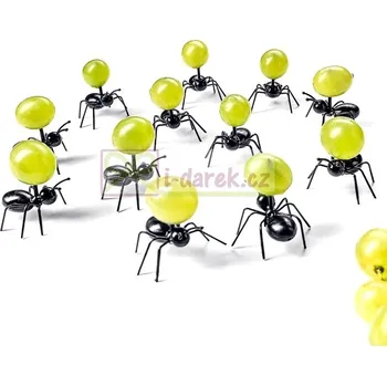 Žertovný předmět Napichovátka na jednohubky - 12ks mravenců