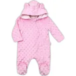Kojenecký overal z Minky Nicol Bubbles růžový, vel. 74 (6-9m)