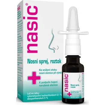 Lék na kašel, rýmu a nachlazení Nasic Nosní sprej 10 ml