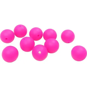 Příze Silikonový korálek 15mm Fuchsiový (Silikonový korálek 15mm Fuchsiový)
