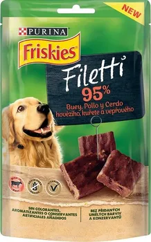 Pamlsek pro psa Friskies Filetti 95 % hovězí/kuře/vepřové 70 g