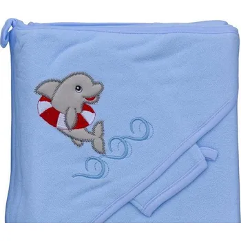 Dětská termofroté osuška - 100x100cm modrá