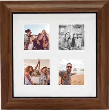 Fotoalbum Fujifilm Instax 4 Square Aperture Frame Teak (fotorámeček)