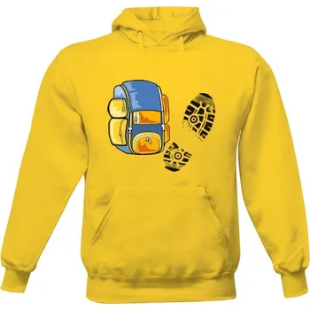 Pánská mikina Pánská mikina s kapucí s potiskem Na vandru pánské