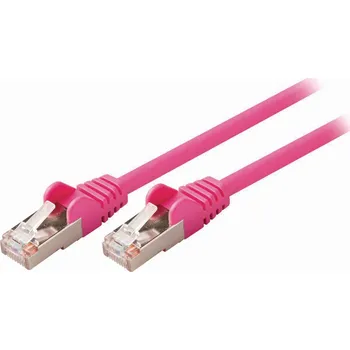 Síťový kabel NEDIS Síťový Kabel Cat 5e SF / UTP | RJ45 Zástrčka - RJ45 Zástrčka | 3 m | Růžová