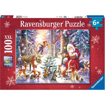 Puzzle Ravensburger Vánoce v lese XXL 100 dílků