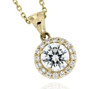 Přívěsek Zlatnictví U Kostela Zlatý přívěsek se zirkony 009BŽ 497142140