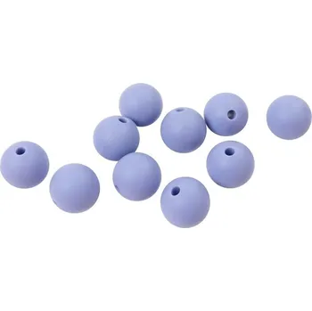 Příze Silikonový korálek 15mm Levandulový (Silikonový korálek 15mm Levandulový)