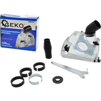 Geko G80257 protiprachový kryt transparentní