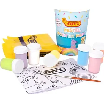 Speciální výtvarná barva JOVI Pastel - Dárková sada - temperové barvy mini sada 10 ks