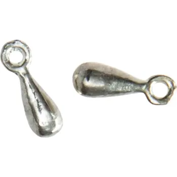 Nailee Piercing/přívěšek do nehtu stříbrná slzička 1ks výprodej