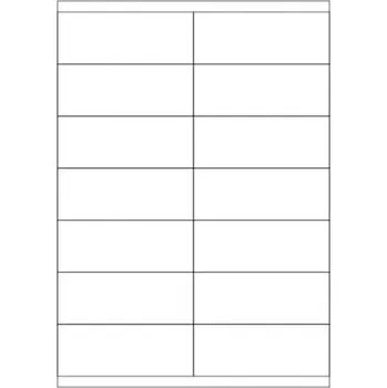 Samolepící etiketa Etikety PRINT 105x40 mm bílé (balení 100xA4)