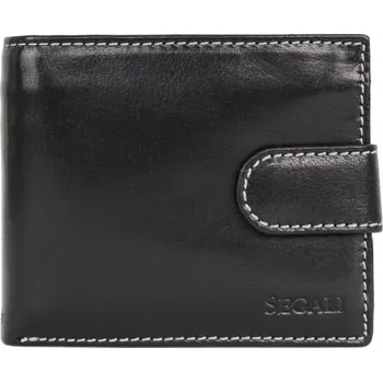 Peněženka SEGALI Pánská kožená peněženka SG-22016 černá