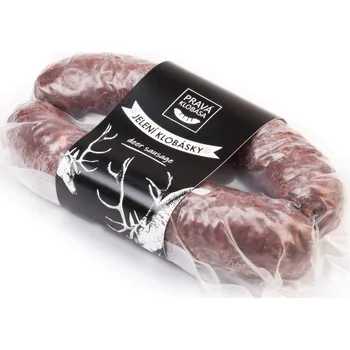 uzenina Pravá Klobása Jelení klobásy 160 g