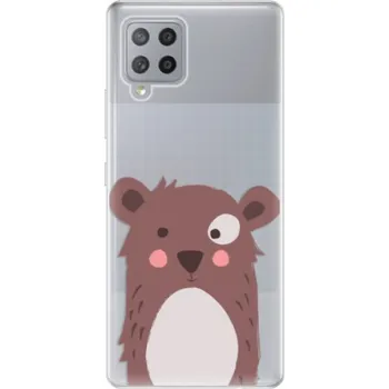 Pouzdro na mobilní telefon Odolné silikonové pouzdro iSaprio - Brown Bear - Samsung Galaxy A42