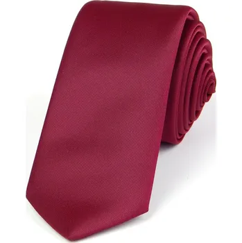 Kravata HEDVA ČESKÝ BROKÁT Kravata PESh 6 cm Givaz Barevná varianta: vínová 51283