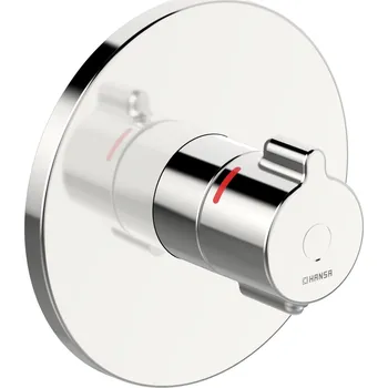 Vodovodní baterie Hansaclinica Safety+ - centrální termostatická podomítková baterie, vrchní sada 88609085