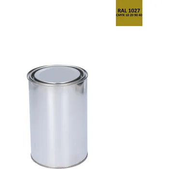 barva na kov barva antikorozní polomatná na zinek RAL1027 - žlutá kari, 1 kg