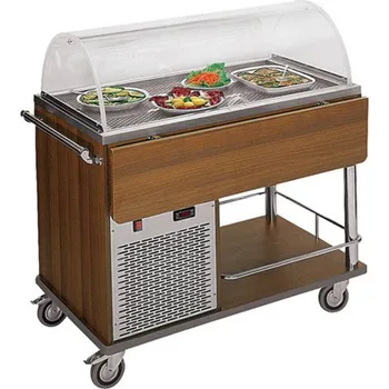 Servírovací stolek Sambonet Paderno Industrie VOZÍK SERVÍROVACÍ CHLAZENÝ - S AGREGÁTEM