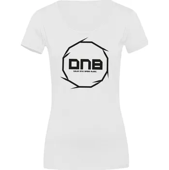 Dámské tričko Dámské tričko DNB Round Velikost: 3XL, Barva: Bílá