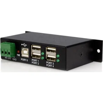USB hub StarTech.com ST4200USBM 480Mbit/s Černá přepínač/hub
