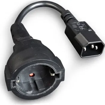 Napájecí kabel Prodlužovací kabel 230V, C14(M)-Schuko F
