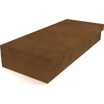 Postel Válenda hnědá 200 × 80 cm pružinová