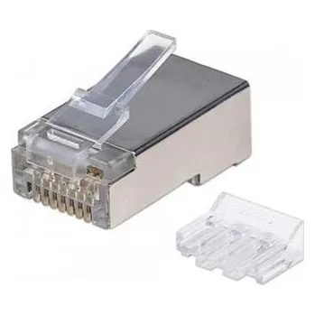 Síťový kabel Intellinet konektor RJ45, Cat6A, stíněný STP, 15µ, drát, 90 ks v nádobě