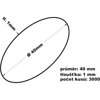 Gumičky svazkovací - 40 mm 1.5 mm síla