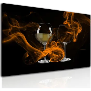 Obraz Malvis Obraz Sklenice vína Velikost (šířka x výška): 90x60 cm