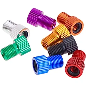 pumpička Velo Redukce ventilku FV přechod na AV ventilek AL elox 1ks modrá