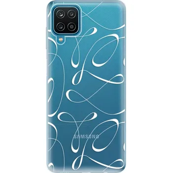 Pouzdro na mobilní telefon Odolné silikonové pouzdro iSaprio - Fancy - white - Samsung Galaxy A12