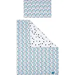 6-dílné ložní povlečení Belisima Koťátka 100/135 modré